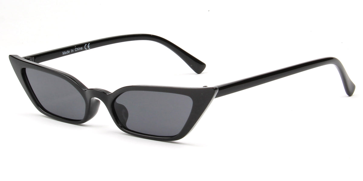 S1052 - Women Retro Vintage Slim Cat Eye Sunglasses - Iris Fashion Inc. | Wholesale Sunglasses and Glasses