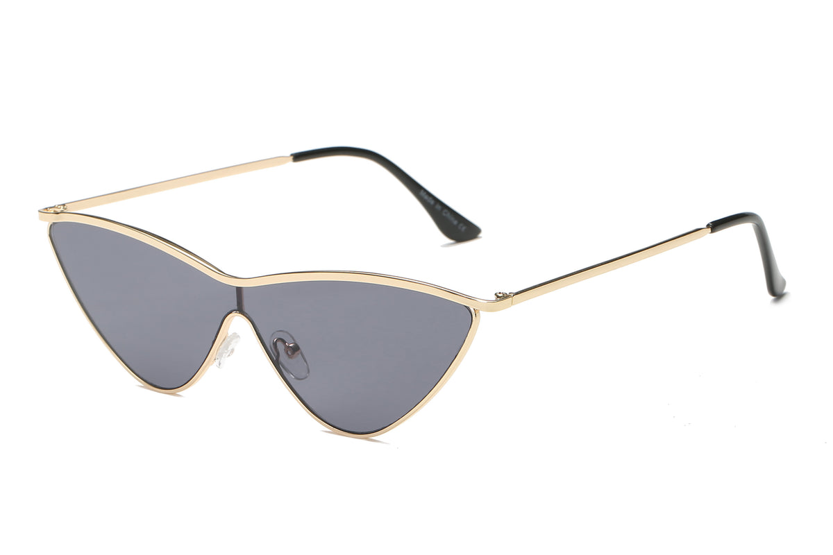 S2067 - Women Metal Cat Eye Sunglasses - Iris Fashion Inc. | Wholesale Sunglasses and Glasses