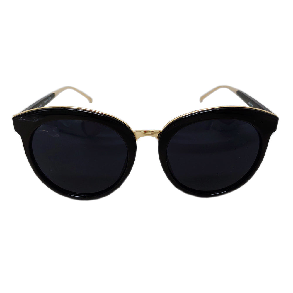 CD06 Women's Oversize Mirrored Lens Horned Rim Sunglasses - Iris Fashion Inc. | Wholesale Sunglasses and Glasses