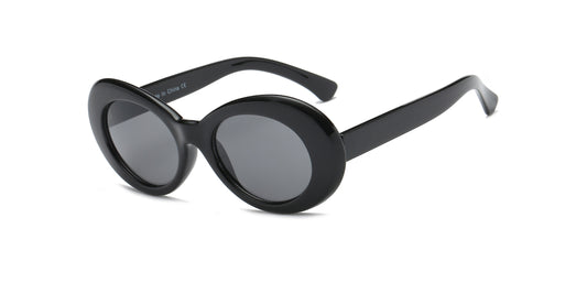 S1042 - Women Retro Oval Round Sunglasses - Iris Fashion Inc. | Wholesale Sunglasses and Glasses