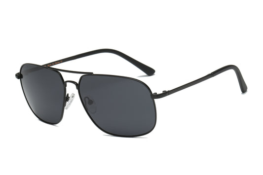 P4003  - Men Metal Rectangle Polarized Sunglasses - Iris Fashion Inc. | Wholesale Sunglasses and Glasses