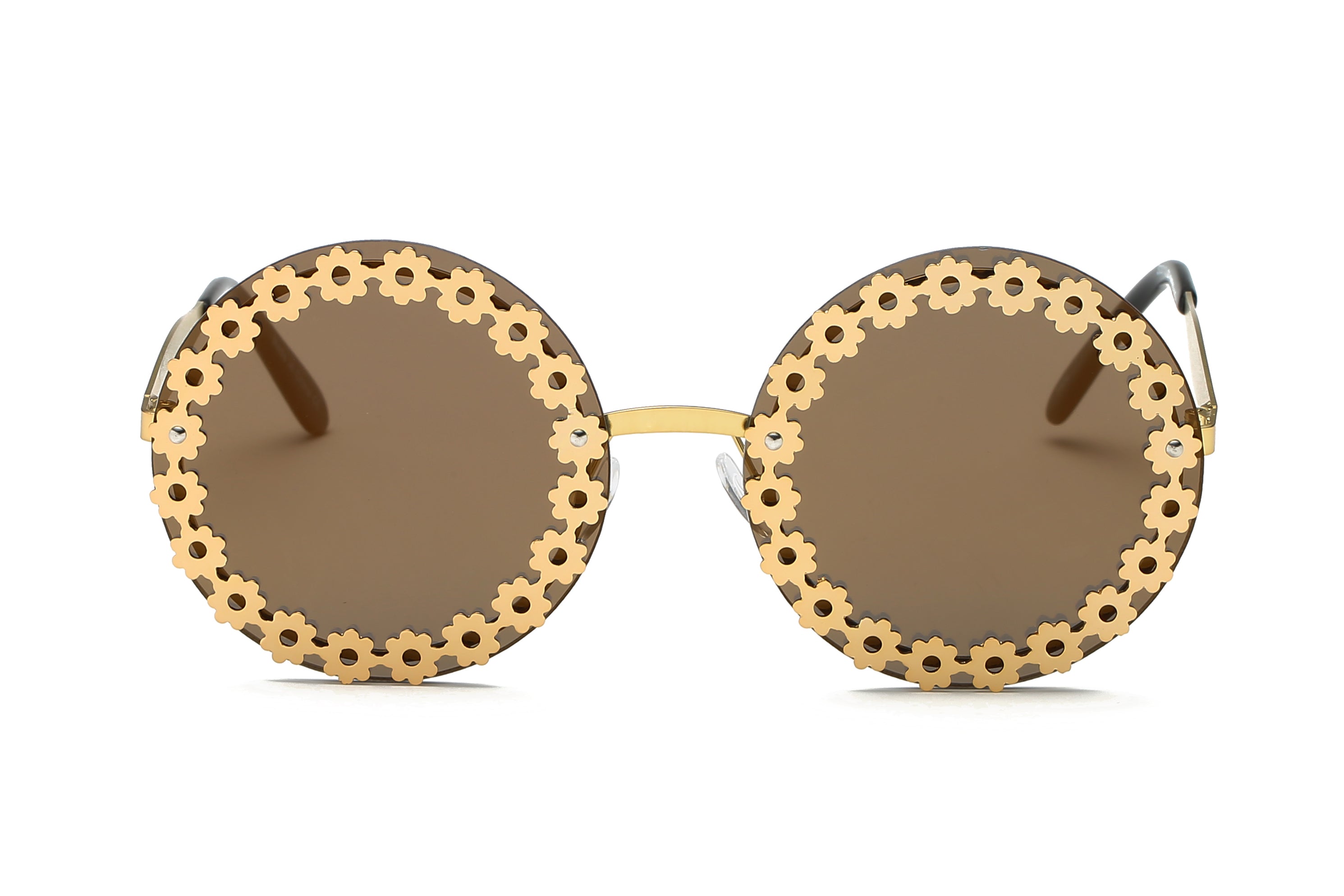 S3013 - Women Funky Hipster Round Fashion Sunglasses - Iris Fashion Inc. | Wholesale Sunglasses and Glasses