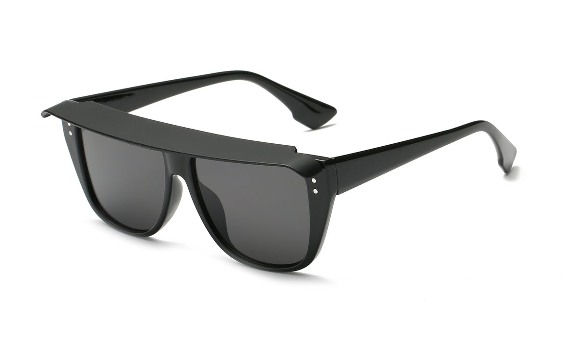 S1097 - Retro Vintage Shield Square Fashion Sunglasses - Iris Fashion Inc. | Wholesale Sunglasses and Glasses