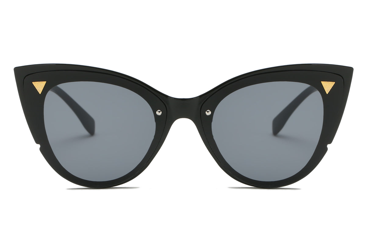 S1098 - Women Retro Fashion Round Cat Eye Sunglasses - Iris Fashion Inc. | Wholesale Sunglasses and Glasses