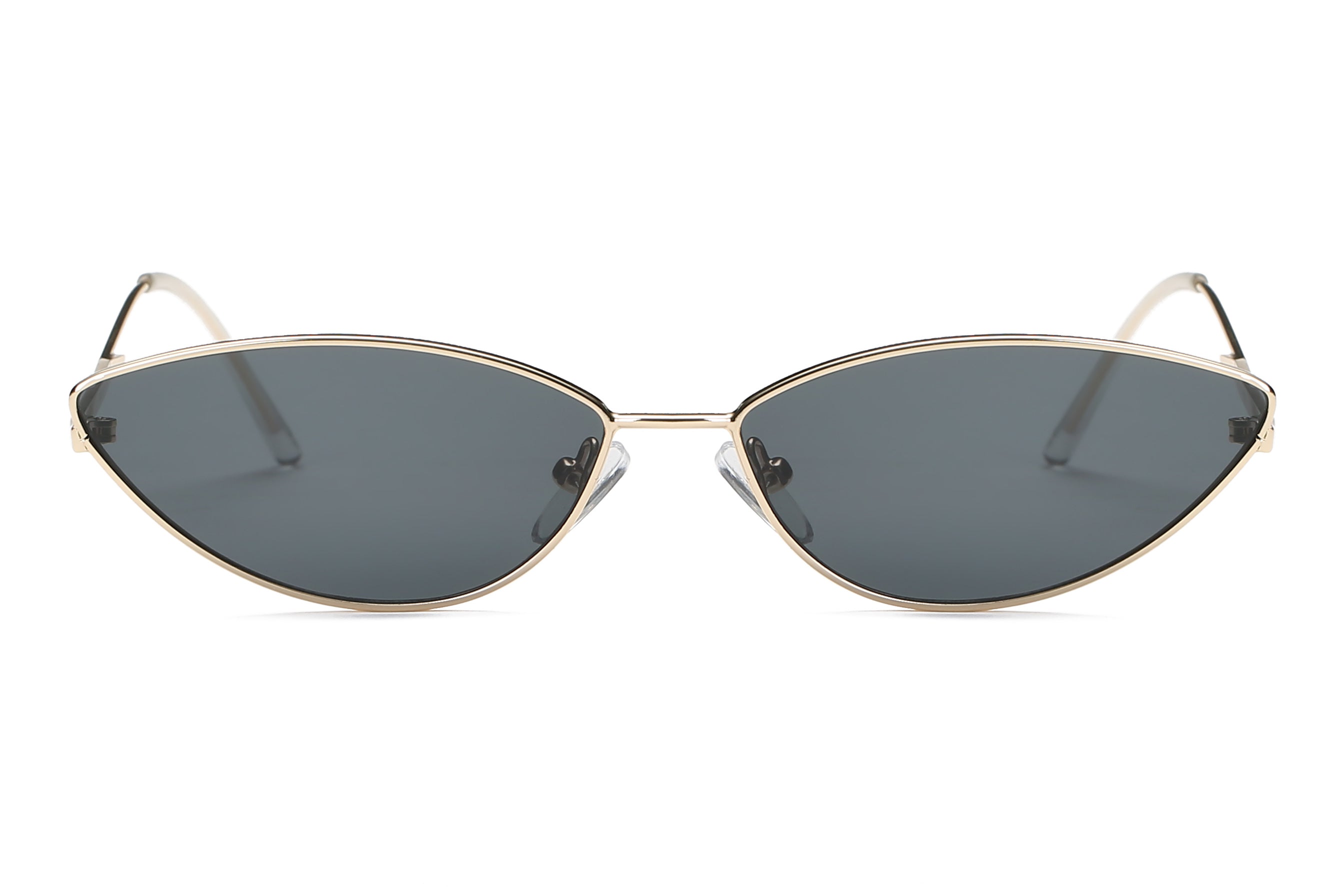 S3012 - Small True Retro Vintage Slim Metal Sunglasses - Iris Fashion Inc. | Wholesale Sunglasses and Glasses