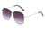 S2050 - Women Metal Square Oversize Sunglasses - Iris Fashion Inc. | Wholesale Sunglasses and Glasses