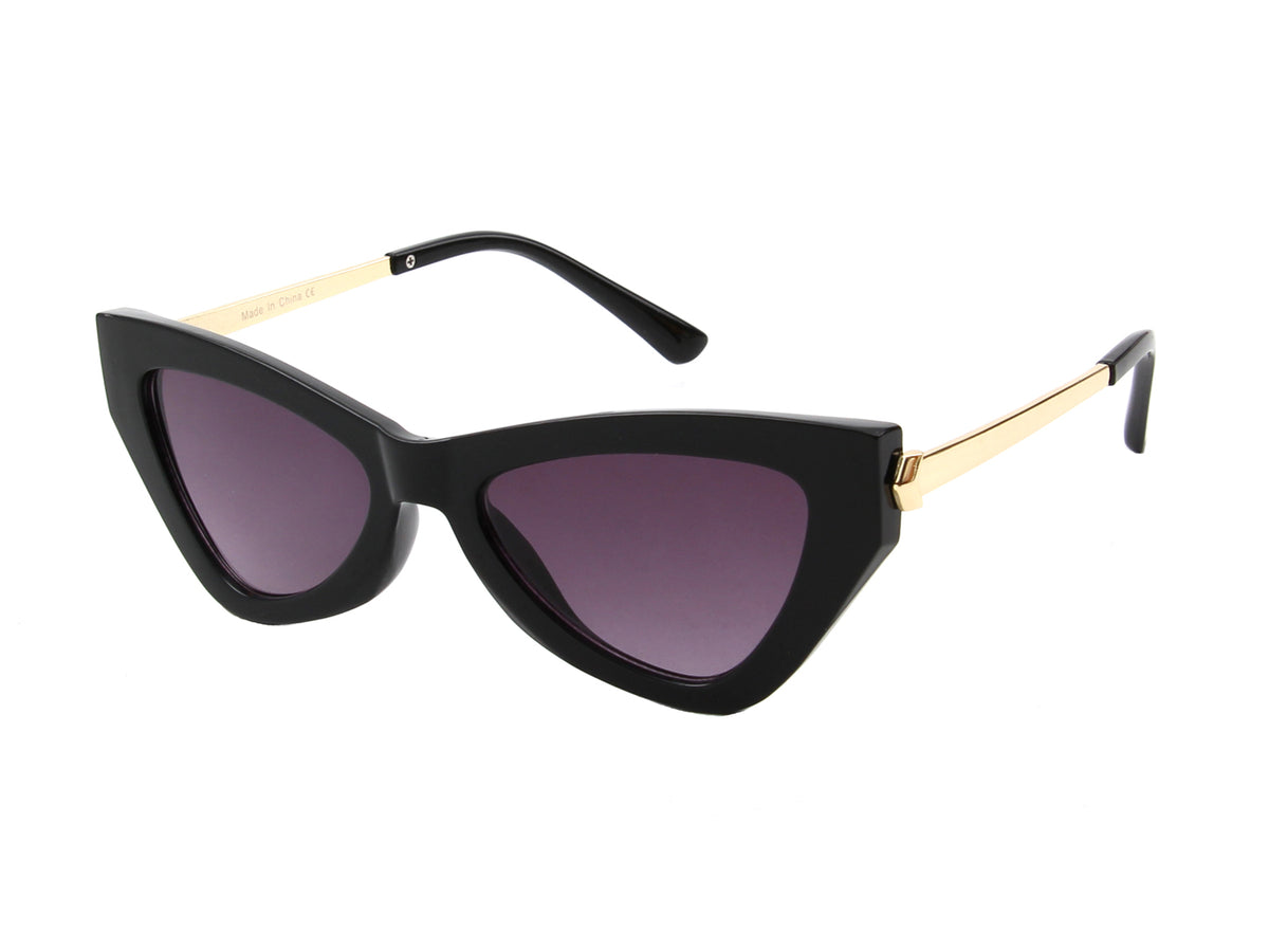 S2099 - Women High Pointed Cat Eye Fashion Sunglasses - Iris Fashion Inc. | Wholesale Sunglasses and Glasses