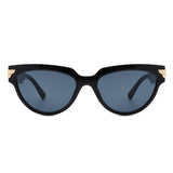 HS2048 - Women Retro Fashion Round Cat Eye Sunglasses