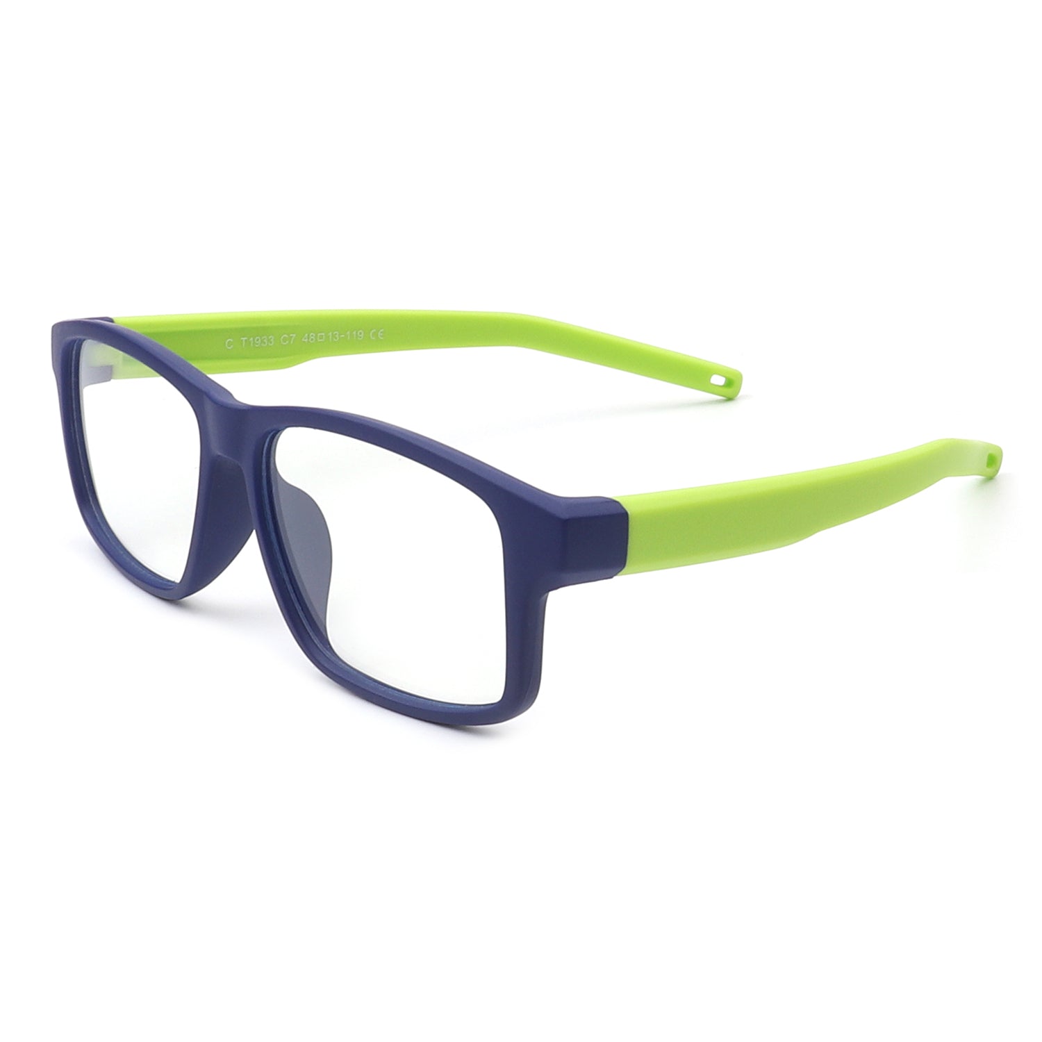 HK1012 - Children Rectangle Classic Blue Light Blocker Glasses