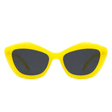 HS1202 - Geometric Retro Irregular Fashion Cat Eye Women Wholesale Sunglasses