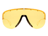 HW3007 - Retro Half Frame Oversize Vintage Aviator Fashion Sunglasses