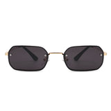 HJ2016 - Slim Retro Rectangle Small Narrow Vintage Fashion Sunglasses