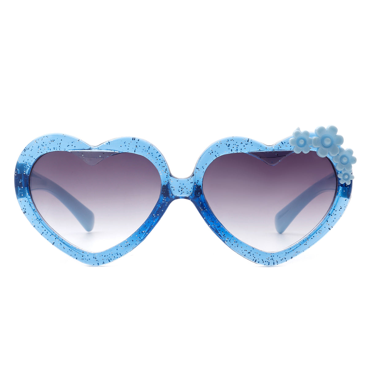 HK2033 - Kids Cute Toddler Heart Shape Girls Children Wholesale Sunglasses