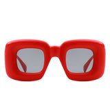 S1211 - Classic Square Irregular Chic Chunky Fashion Sunglasses