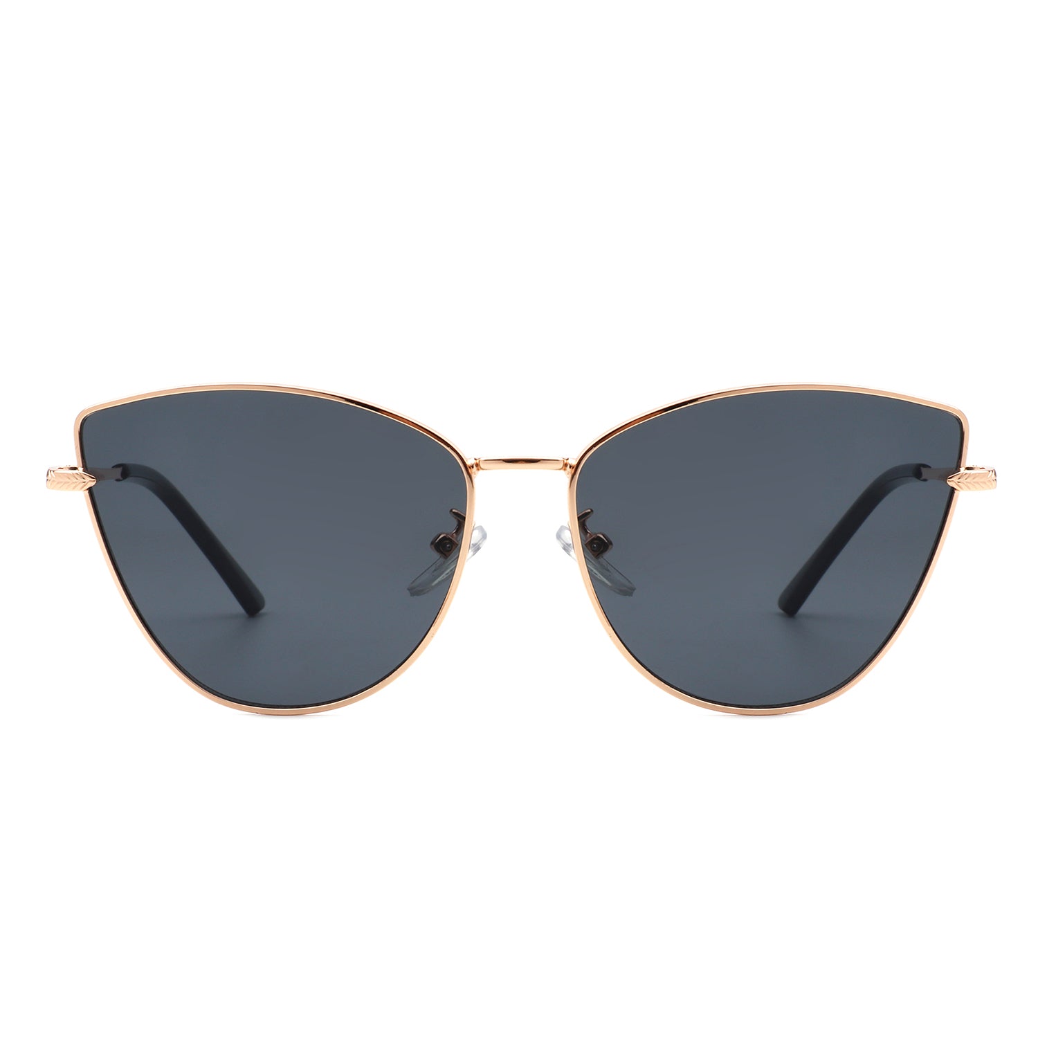 big square oversized sunglasses black designer gradient polarized sung –  Jollynova