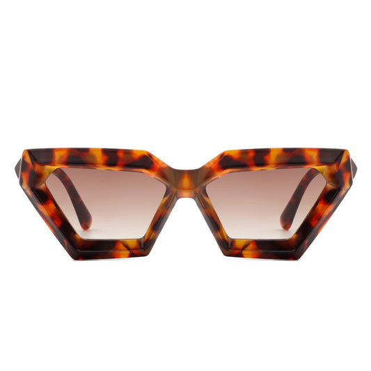 HS1169 - Retro Square Chunky Cat Eye Fashion Wholesale Women Sunglasses