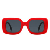 HS1139 - Retro Flat Top Fashion Square Wholesale Sunglasses