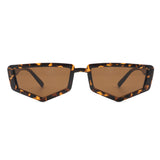 HS1054 - Geometric Rectangle Retro Hexagonal Fashion Sunglasses