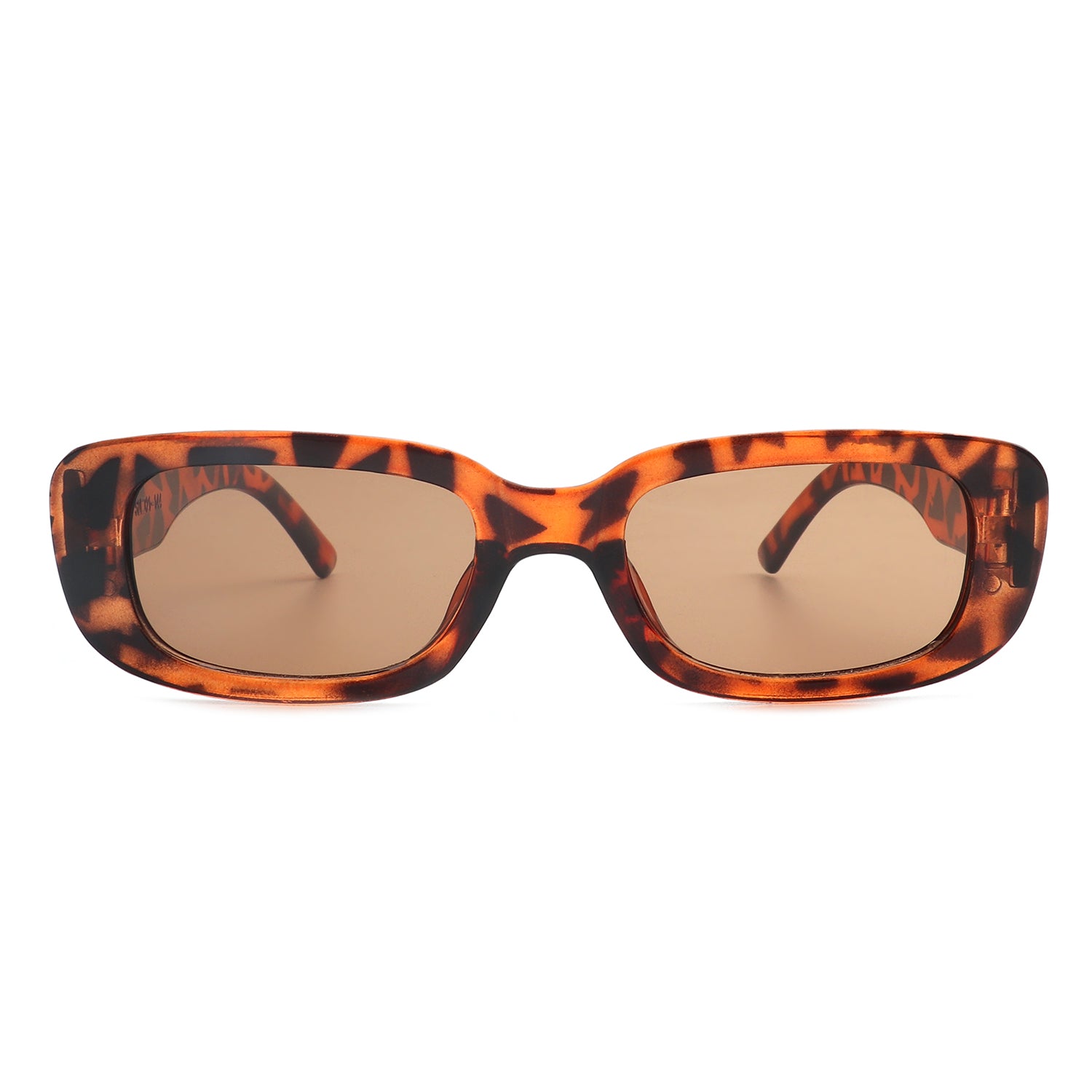 HS18059 - Retro Rectangle Narrow Slim Fashion Sunglasses