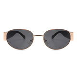 HJ2006 - Round Retro Oval Circle 90's Vintage Fashion Sunglasses