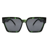 HS3006 - Square Bold Retro Thick Vintage Designer Fashion Sunglasses