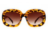 HS1025 - Round Oversize Oval Retro Fashion Sunglasses