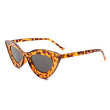 HS1055 - Women High Pointed Retro Cat Eye Fashion Sunglasses