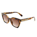 HS2076 - Women Chic Cat Eye Modern Square Fashion Sunglasses