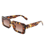 HS1122 - Rectangle Irregular Frame Retro Fashion Square Sunglasses