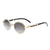 J2021 - Round Circle Retro Glitter Tinted Vintage Fashion Sunglasses