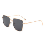 HJ2028 - Women Square Metal Oversize Fashion Sunglasses