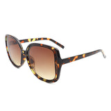 S1177 - Women Square Oversize Retro Fashion Sunglasses