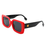 HS1139 - Retro Flat Top Fashion Square Wholesale Sunglasses
