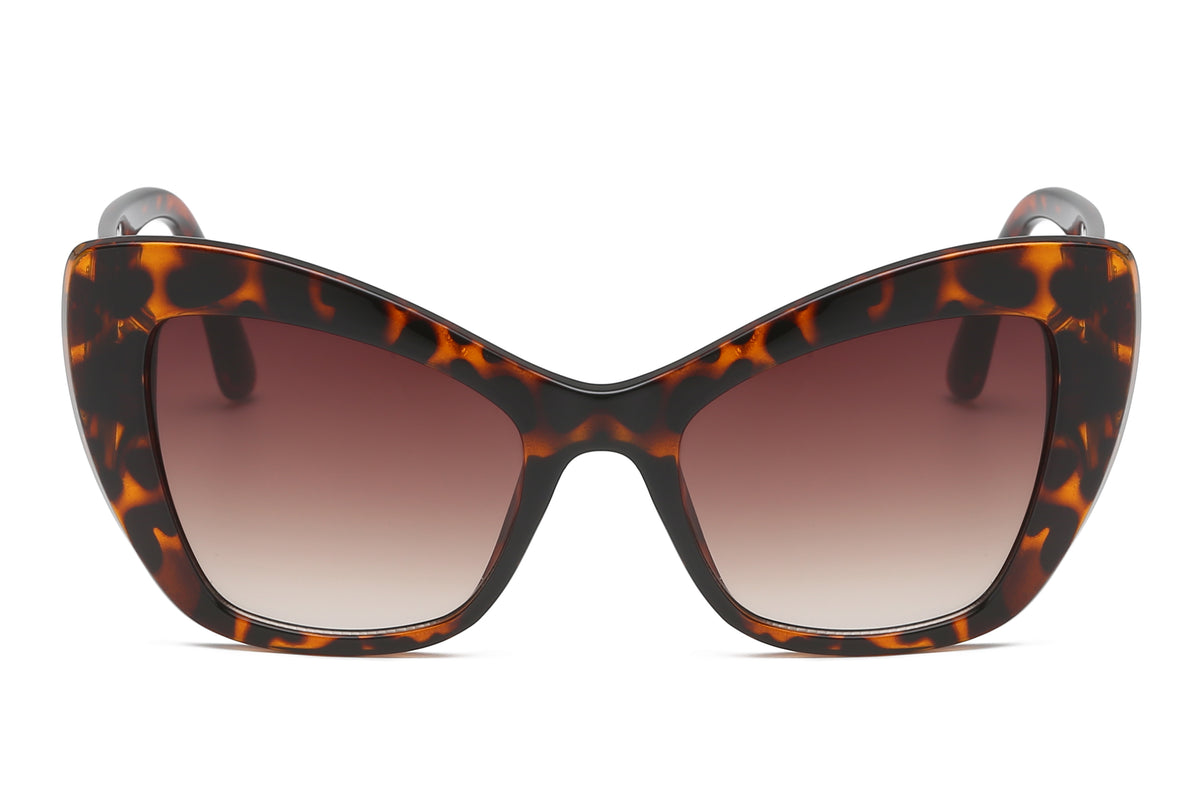 S1130 - Women High Pointed Oversize Cat Eye Sunglasses - Iris Fashion Inc. | Wholesale Sunglasses and Glasses