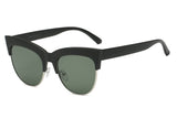S2062 - Women Half Frame Round Cat Eye Sunglasses - Iris Fashion Inc. | Wholesale Sunglasses and Glasses