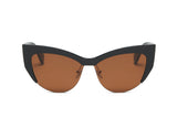 S2054 - Women Half-Frame Cat Eye Sunglasses - Iris Fashion Inc. | Wholesale Sunglasses and Glasses