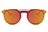 S3010 - Retro Mirrored Circle Round Sunglasses - Iris Fashion Inc. | Wholesale Sunglasses and Glasses