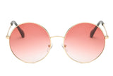 S1067 - Women Metal Round Sunglasses - Iris Fashion Inc. | Wholesale Sunglasses and Glasses