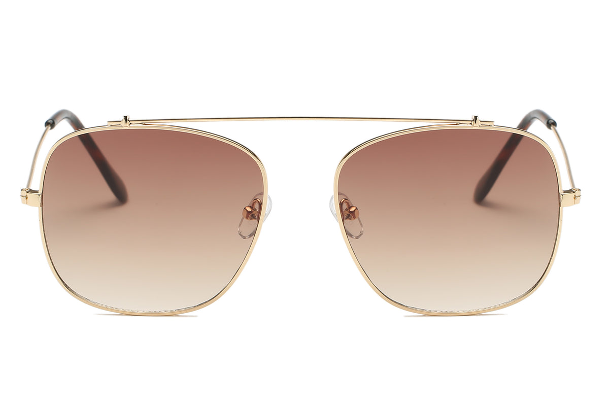 S1009 - Classic Metal Square Fashion Sunglasses - Iris Fashion Inc. | Wholesale Sunglasses and Glasses