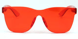 S2057 - Retro Flat Lens Square Tinted Sunglasses - Iris Fashion Inc. | Wholesale Sunglasses and Glasses