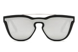 S2064 - Unisex Fashion Brow-Bar Round Sunglasses - Iris Fashion Inc. | Wholesale Sunglasses and Glasses