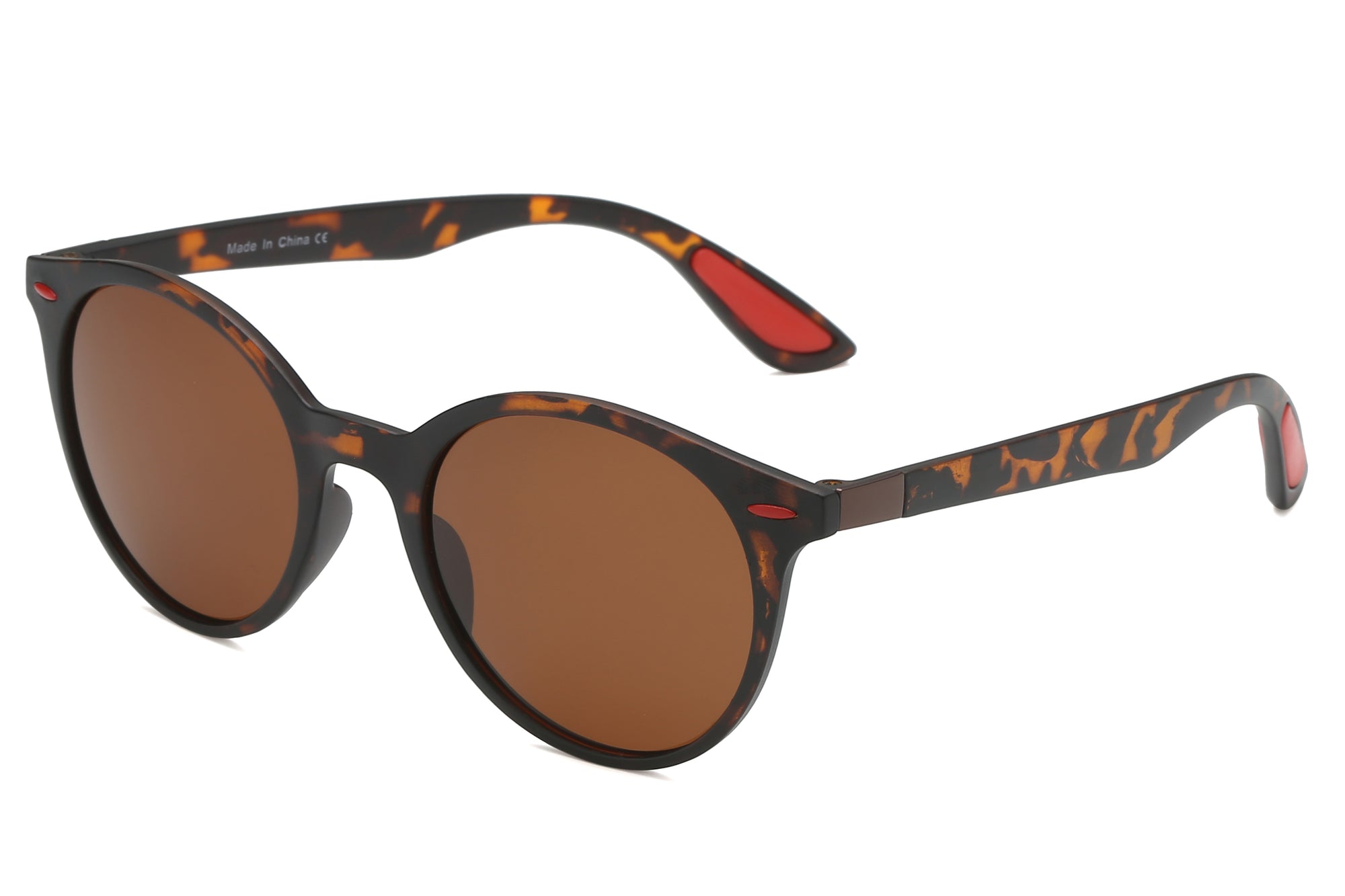 P2094 - Retro Circle Round Polarized Sunglasses - Iris Fashion Inc. | Wholesale Sunglasses and Glasses