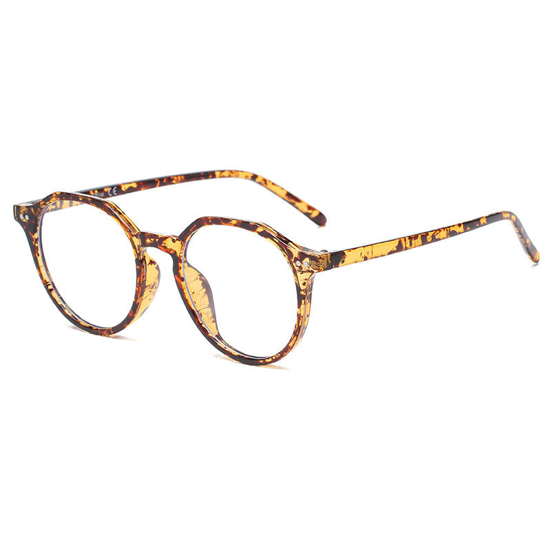 B1011 - Classic Circle Round Blue Light Blocker Fashion Glasses - Iris Fashion