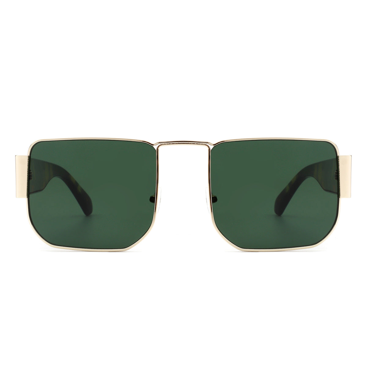 HJ2032 - Square Retro Flat Top Tinted Vintage Fashion Sunglasses