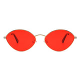 HJ2021 - Oval Retro Geometric Round Metal Glitter Fashion Sunglasses