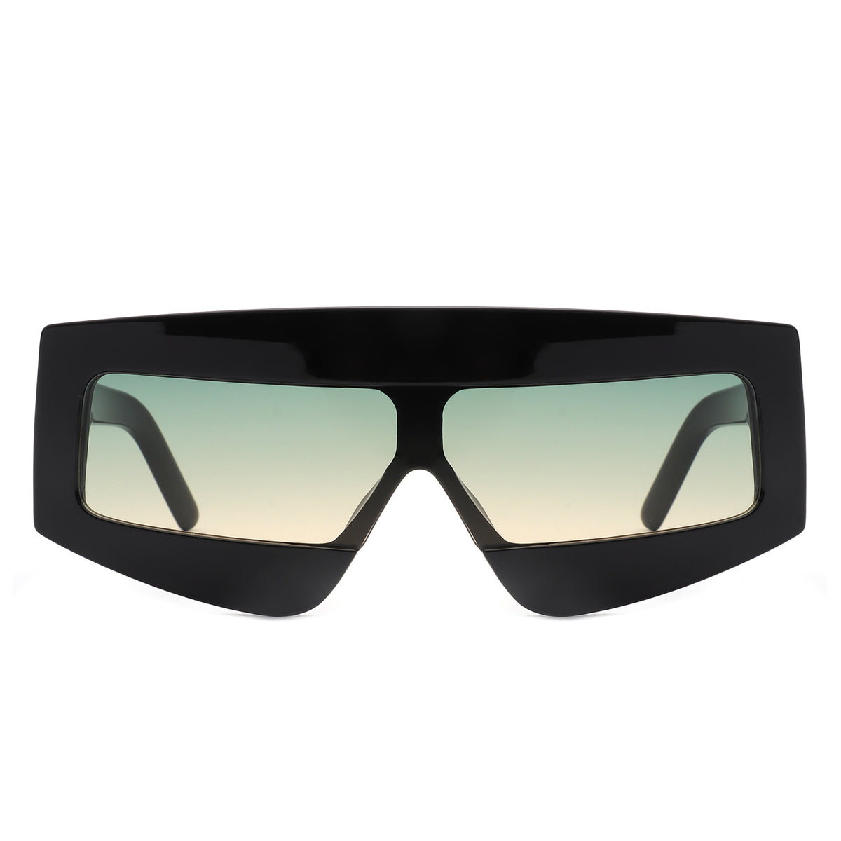 HS2131 - Rectangle Chunky Oversize Square Tinted Flat Top Wholesale Sunglasses