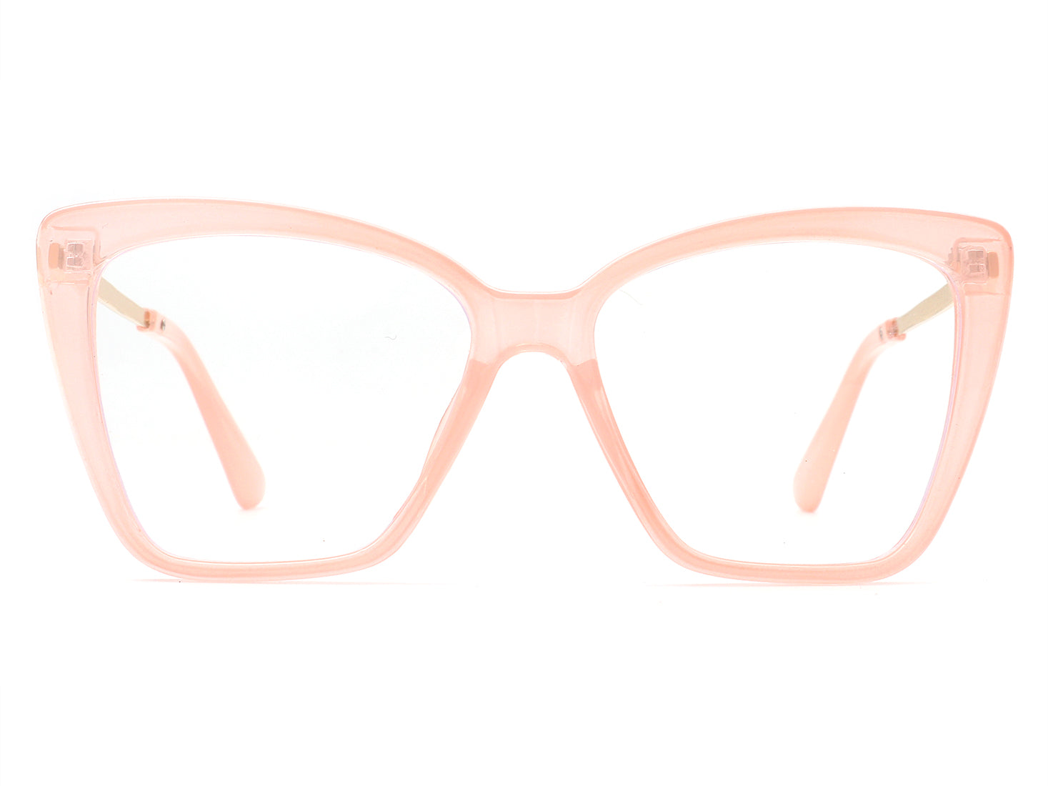 HBJ2011 -  Women Square High Pointed Cat Eye Blue Light Blocker Glasses