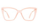 HBJ2011 -  Women Square High Pointed Cat Eye Blue Light Blocker Glasses