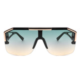 HS3007 - Square Retro Vintage Bold Aviator Fashion Wholesale Sunglasses