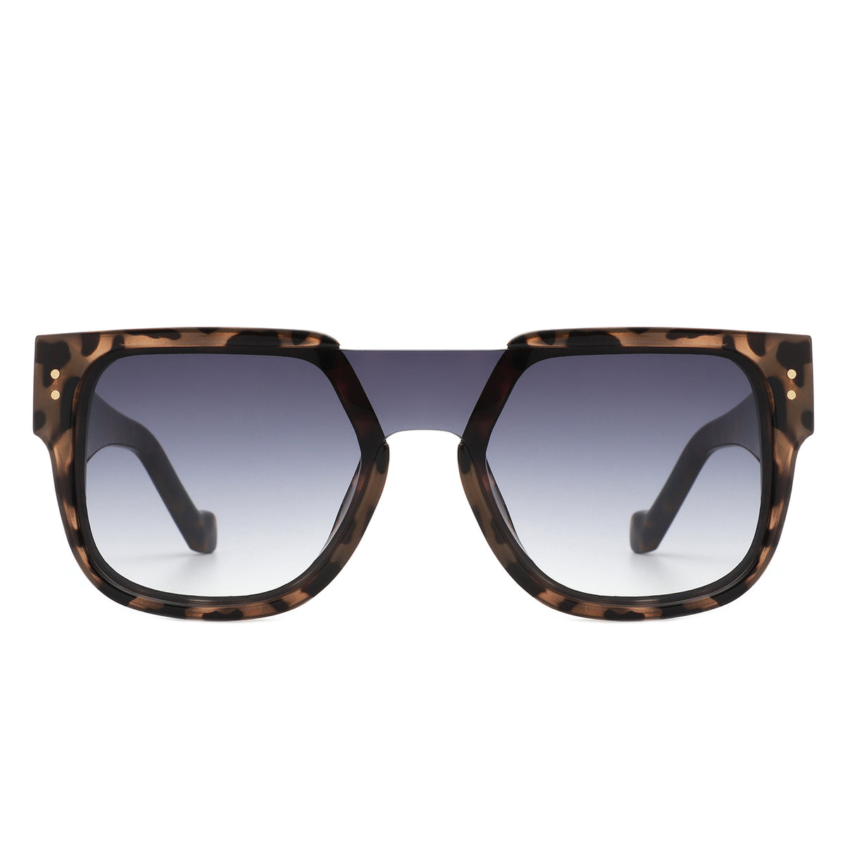 HS2121 - Square Oversize Brow-Bar Chic Women Fashion Wholesale Sunglasses